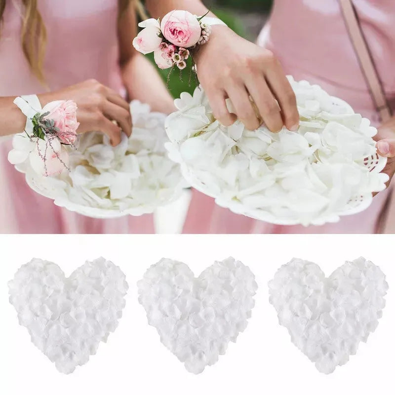 1000/3000pcs Sale Rose Flower Petal Wedding Silk White Petals Wedding Party Decor Red Rose Petal Artificial Flowers Supplies 50%