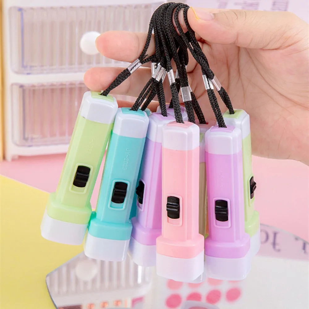 12/24 Pcs LED Mini Flashlight Kids Birthday Party Guest Gift Halloween Christmas Carnival Party Favor Decoration