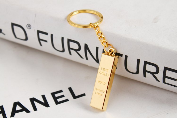 Gold Bullion Keychain