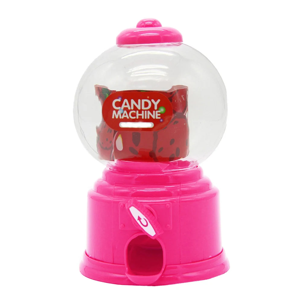 Cute Sweet Mini Candy Machine Bubble Dispenser Coin Bank Kids Toys Children Gift SAL99