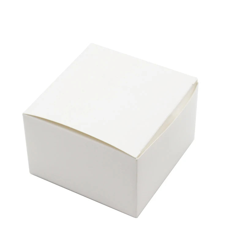 35Pcs/Lot 9x9x6cm Xmas Gift Paper Box Christmas Decoration For Home Guests Cookies Packing Party Supplies