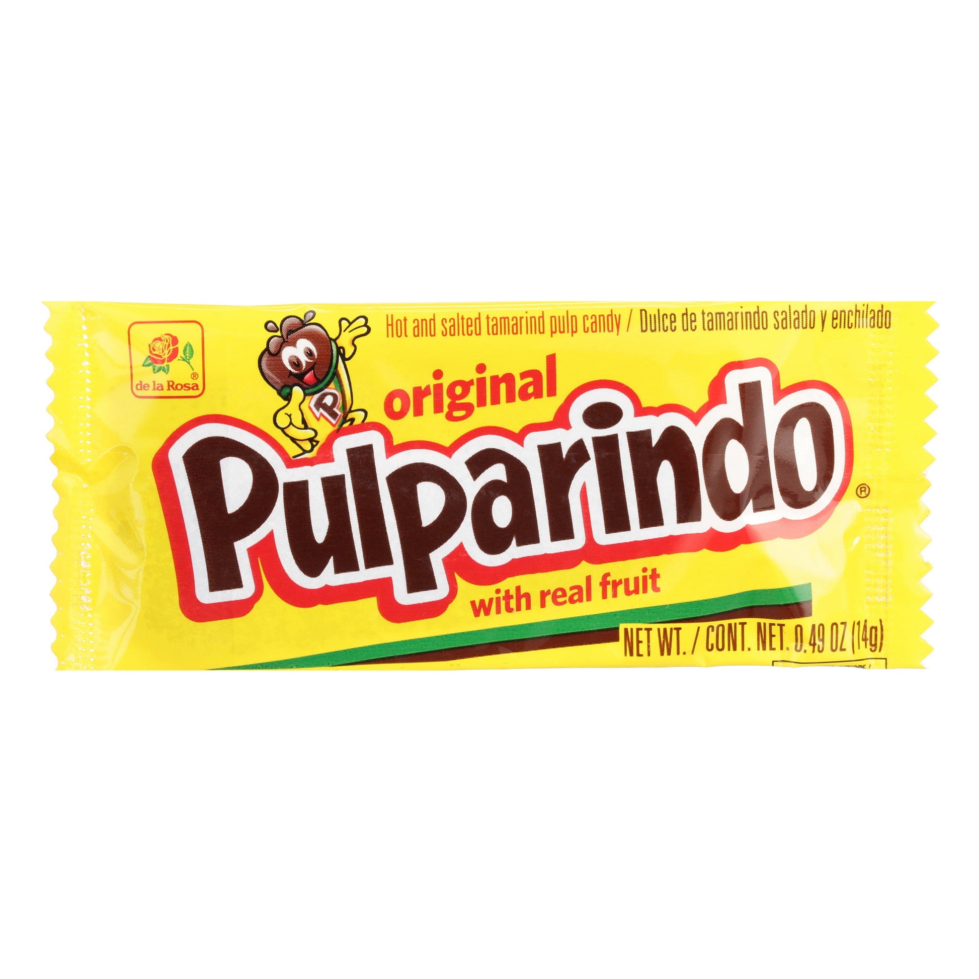 Pulparindo Tamarind Candy, Original Hot and Salted Mexican Candy, 20 Count