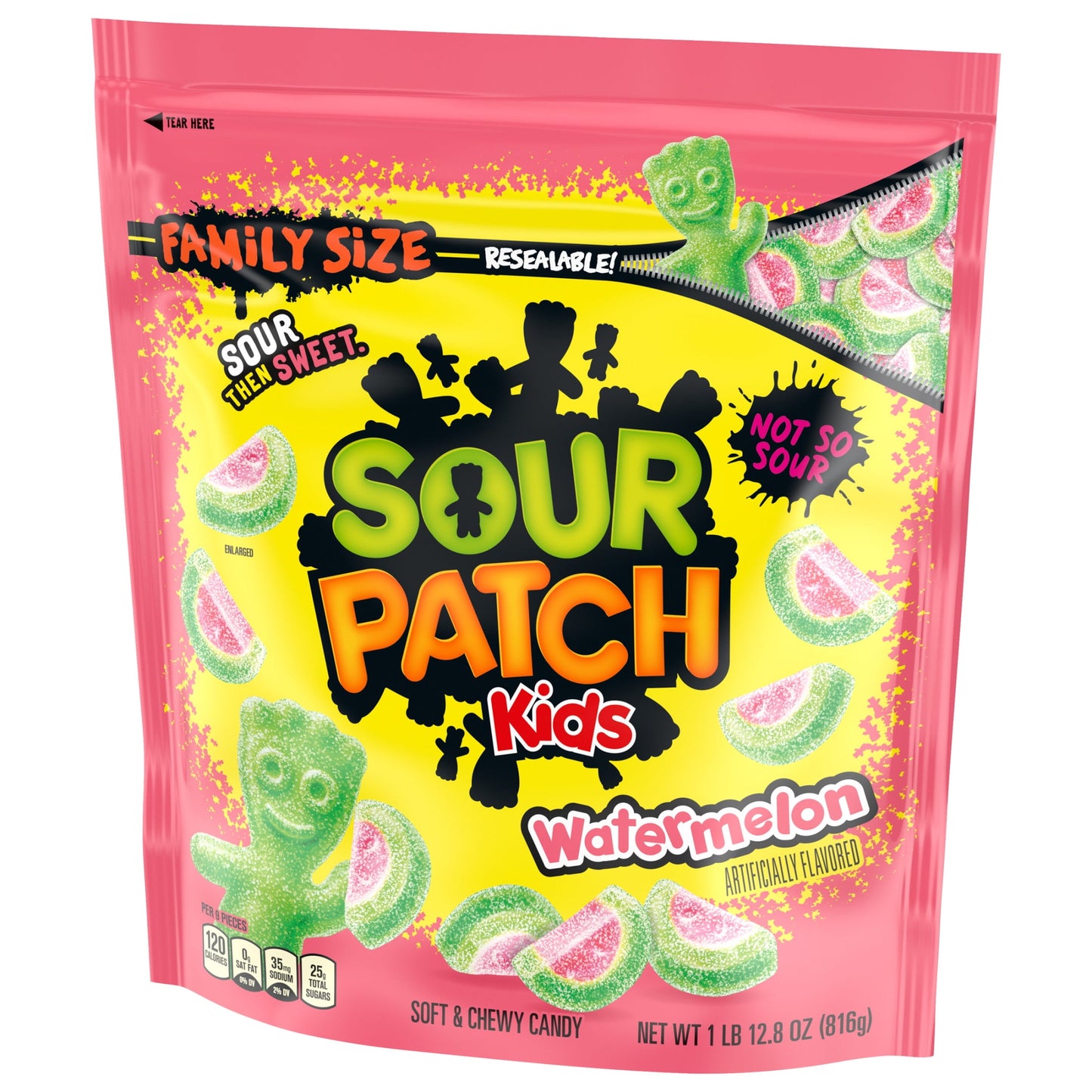 Watermelon Soft & Chewy Candy, Family Size, 1.8 Lb