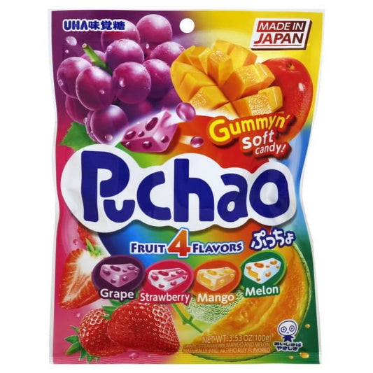 299183 3.52 Oz Puchao Mix Fruit Candy, Pack of 6