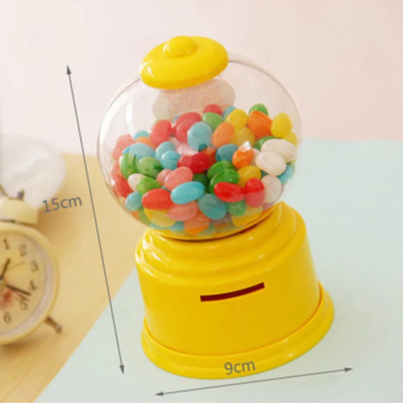 Cute Sweet Mini Candy Machine Bubble Dispenser Coin Bank Kids Toys Children Gift SAL99