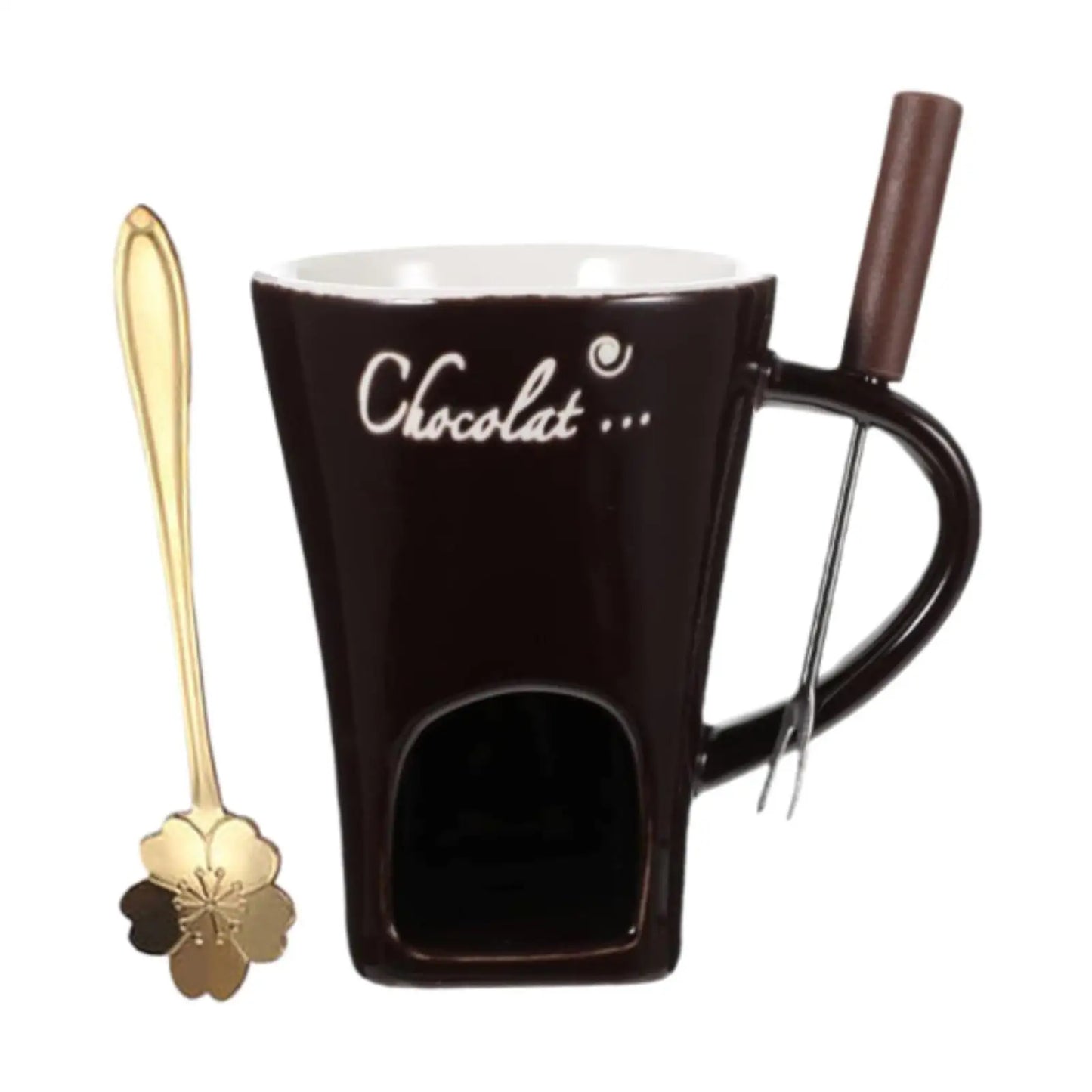 Chocolate Fondue Pot Wedding Caramel Anniversary Cookware Fondue Warmer Mug