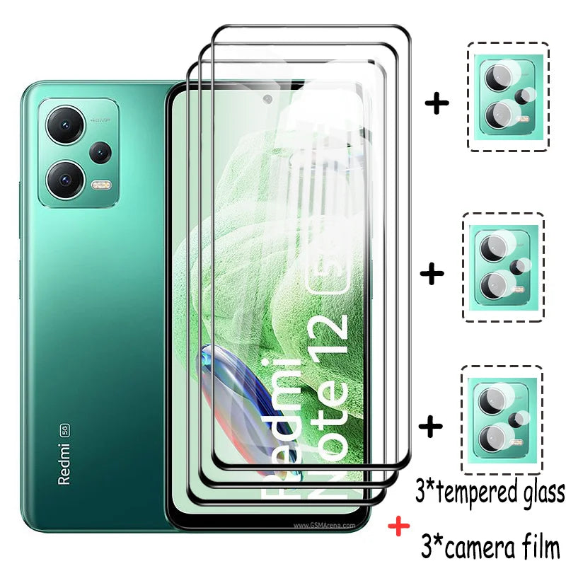 for redmi note 12 glass protector pelicula note12 screen cover glass for xiaomi redmi note 12 pro plus 5g temperd glass redmi note 11 pro film protection redmi note 12 pro accessories película