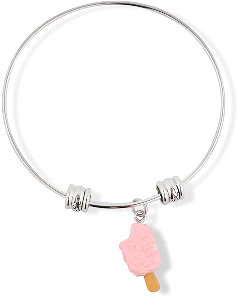 Emerald Park Jewelry Ice Cream Treat Fancy Charm Bangle-0