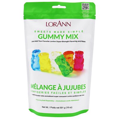 Gummy Mix - Candy Kits and Mixes - 501 grams (18 oz) Bag or 25 Pound Box-0