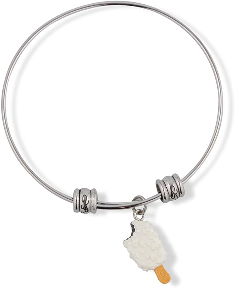 Emerald Park Jewelry Ice Cream Treat Fancy Charm Bangle-1