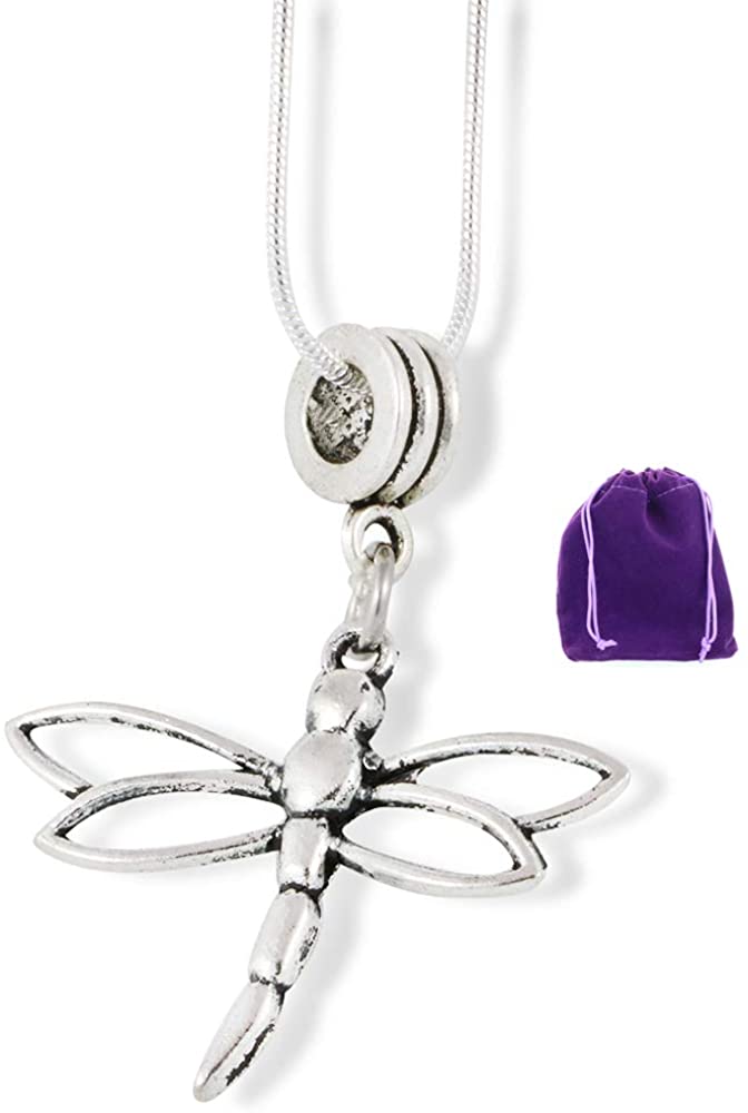 Dragonfly Jewelry | Stainless Steel Dragonfly Necklace A Great Lover Necklace Or Friends Necklace That is Beautiful Dragonfly Jewelry for Women That Love Dragonflies Jewelry Or A Dragon Fly Necklace-0