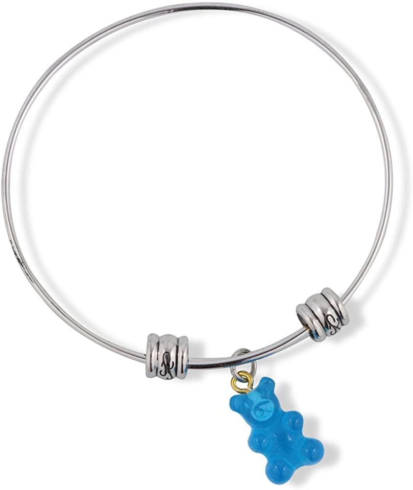 Emerald Park Jewelry Gummy Bear Fancy Charm Bangle-0