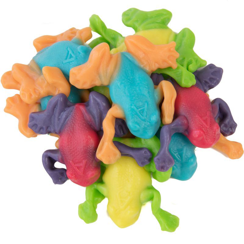 Gummi Rainforest Frogs Candy Toppings | TR Toppers G485-201 | Premium Dessert Toppings, Mix-Ins and Inclusions | Canadian Distribution-0