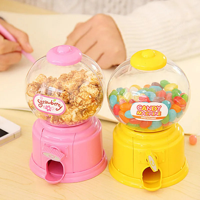 Cute Sweet Mini Candy Machine Bubble Dispenser Coin Bank Kids Toys Children Gift SAL99