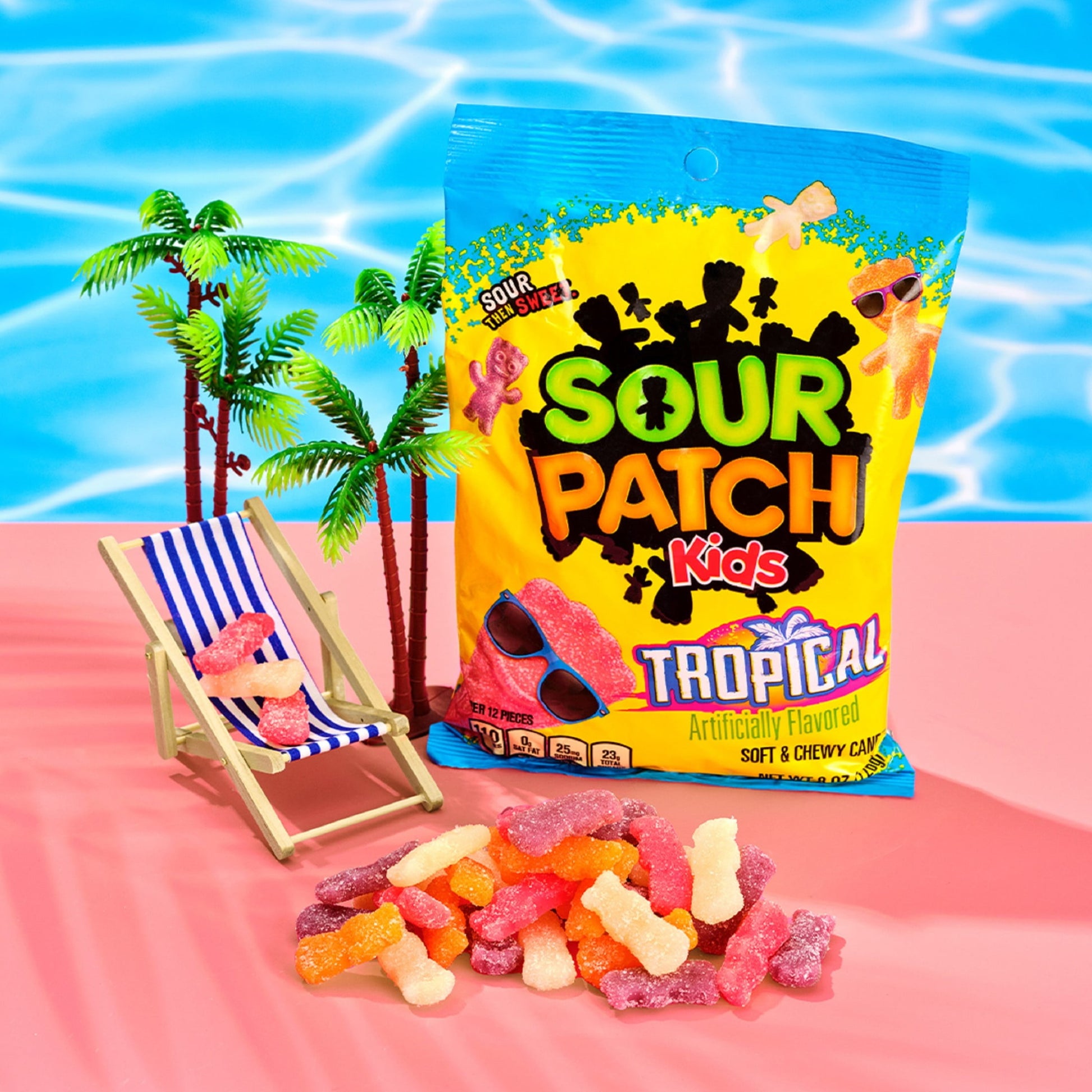 Tropical Soft & Chewy Candy, 8 Oz Bag