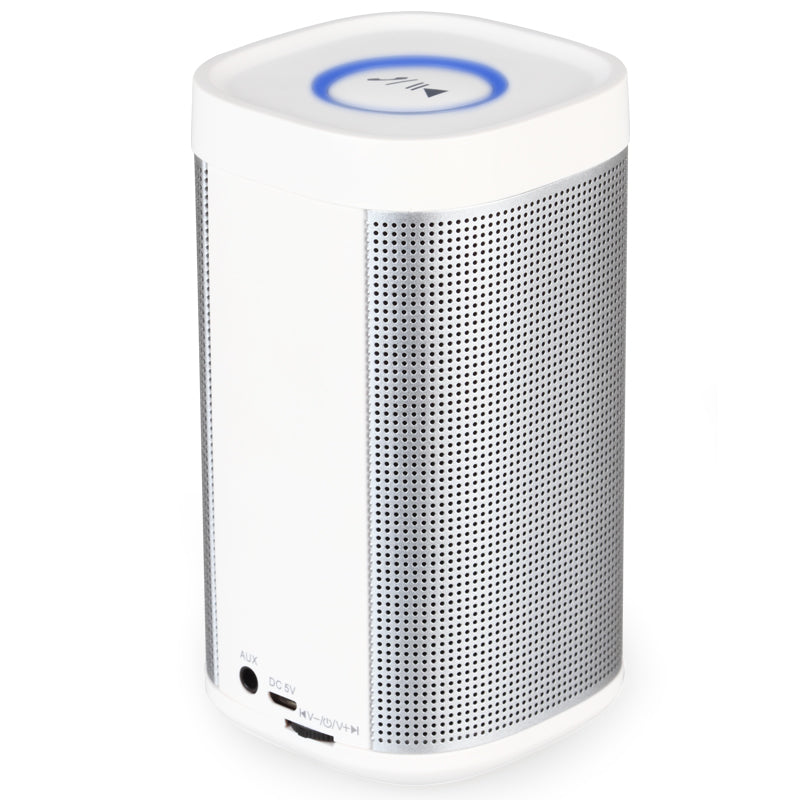 Wireless Portable 360° Bluetooth Universal Speaker White-1