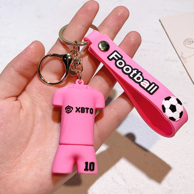 Creative MESSI Jersey Keychain Football Fan Lover Personalized Popular for Men Bag Pendant Aaccessories Gift