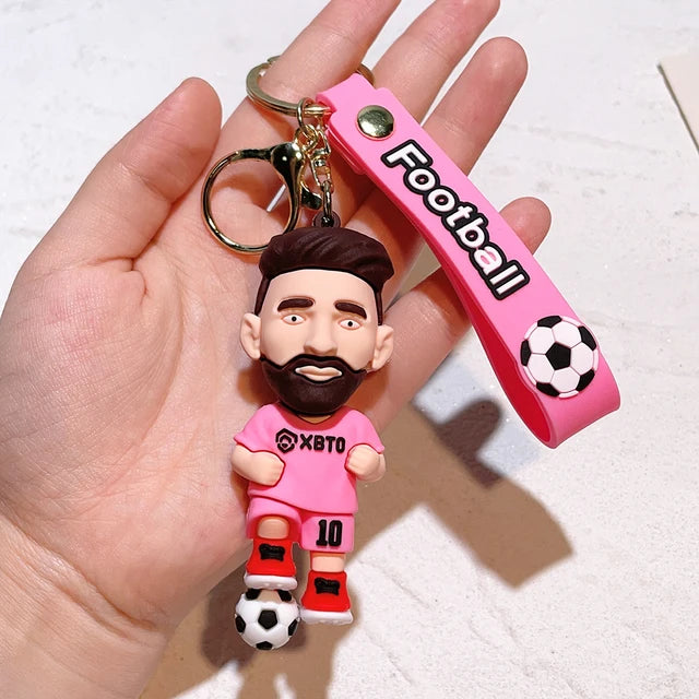 Creative MESSI Jersey Keychain Football Fan Lover Personalized Popular for Men Bag Pendant Aaccessories Gift