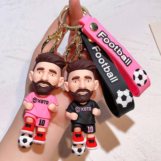 Creative MESSI Jersey Keychain Football Fan Lover Personalized Popular for Men Bag Pendant Aaccessories Gift