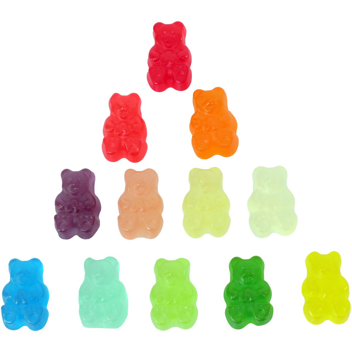 12 Flavor Gummi Bears (Regular) Candy Toppings | TR Toppers G415-200 | Premium Dessert Toppings, Mix-Ins and Inclusions | Canadian Distribution-0