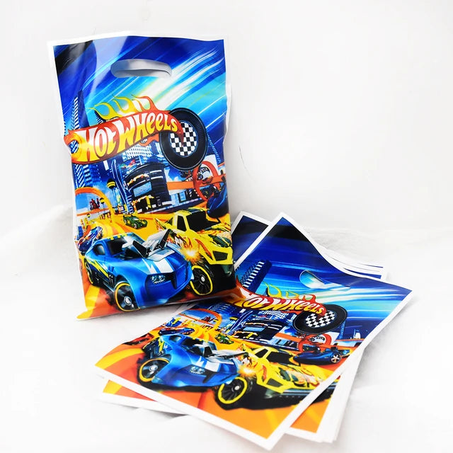 Hot Wheels Birthday Decoration Racing Car Disposable Tableware Tablecloth Plate Cup Balloon Baby Shower Kids Boys Party Supplies