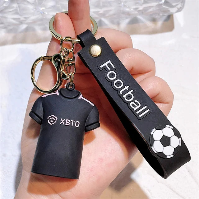 Messi Key Chain Football Star Jersey Figure Key Chain Fans Small Gift C Ronaldo World Pendant