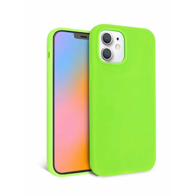 Neon Green Silicone iPhone Case-2