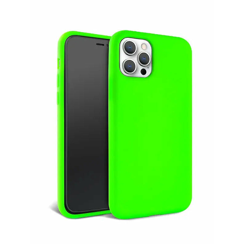 Neon Green Silicone iPhone Case-3