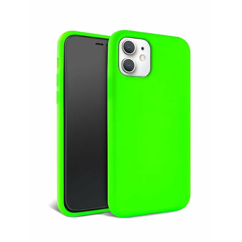 Neon Green Silicone iPhone Case-5