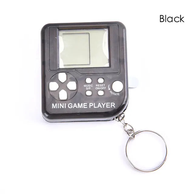 Pocket Mini Classic Game Machine Keychain Children's Handheld Retro Nostalgic Game Console With Keyring Video Game 26 Games Gift