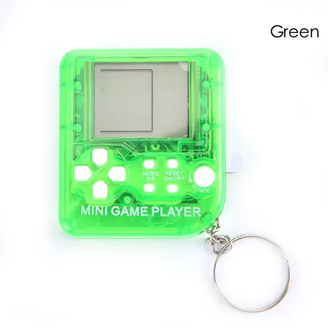 Pocket Mini Classic Game Machine Keychain Children's Handheld Retro Nostalgic Game Console With Keyring Video Game 26 Games Gift