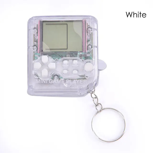 Pocket Mini Classic Game Machine Keychain Children's Handheld Retro Nostalgic Game Console With Keyring Video Game 26 Games Gift