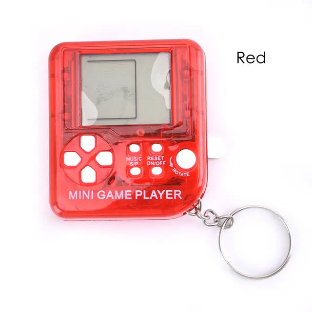 Pocket Mini Classic Game Machine Keychain Children's Handheld Retro Nostalgic Game Console With Keyring Video Game 26 Games Gift