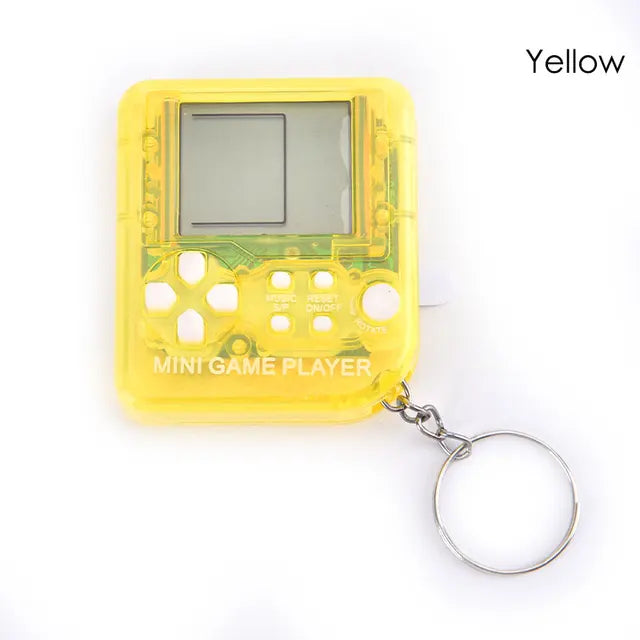 Pocket Mini Classic Game Machine Keychain Children's Handheld Retro Nostalgic Game Console With Keyring Video Game 26 Games Gift