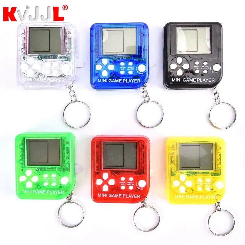 Pocket Mini Classic Game Machine Keychain Children's Handheld Retro Nostalgic Game Console With Keyring Video Game 26 Games Gift