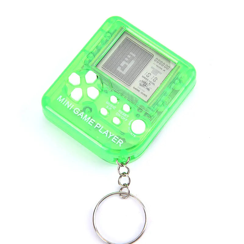 Pocket Mini Classic Game Machine Keychain Children's Handheld Retro Nostalgic Game Console With Keyring Video Game 26 Games Gift