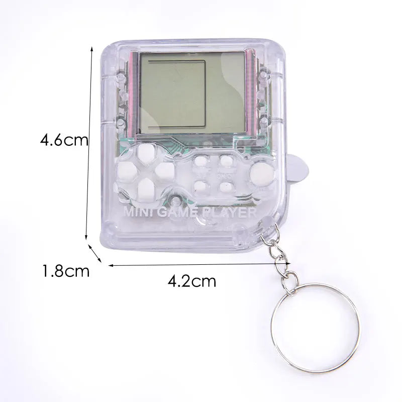 Pocket Mini Classic Game Machine Keychain Children's Handheld Retro Nostalgic Game Console With Keyring Video Game 26 Games Gift