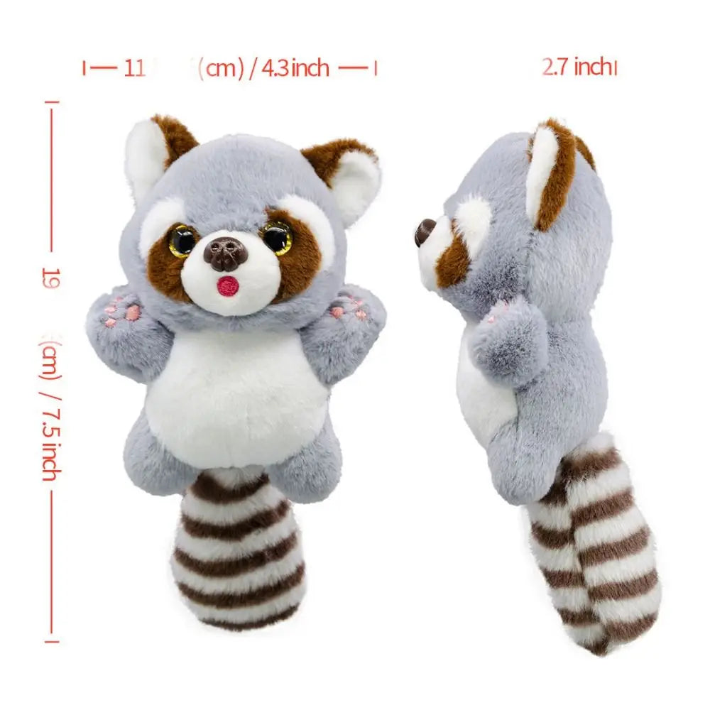 Stuffed Animals Raccoon Plush Keychain Raccoon Plush Stuffed Animal Keyring Kawaii Exquisite Raccoon Plush Pendant