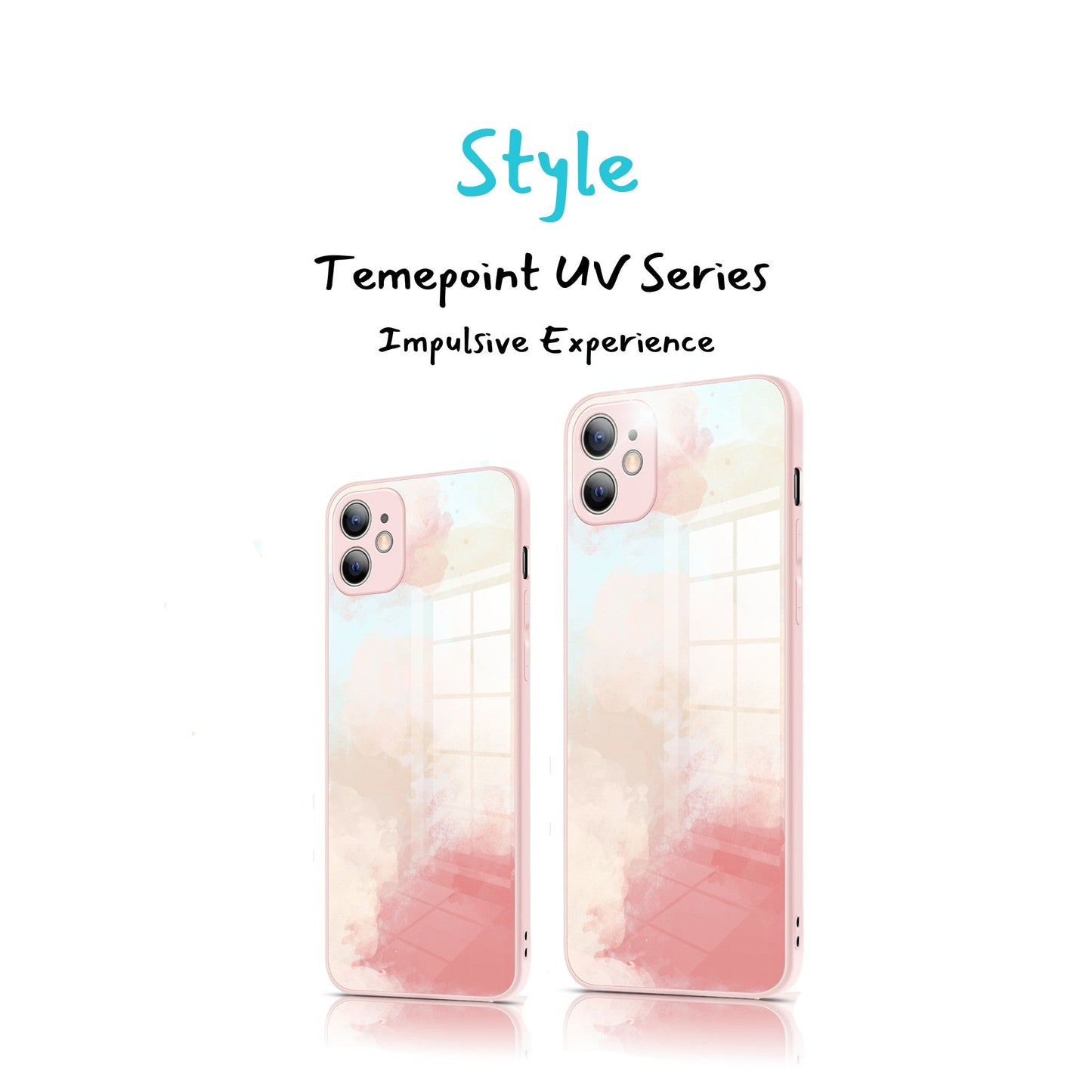 Temepoint Tempered Liquid Thin Glass iPhone Case with Lens protection-0