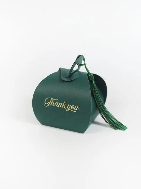 Thank you，Bread box with tassel elegant candy box，Baby Shower Paper Chocolate BoxesPackage/Wedding Favours candy Boxes