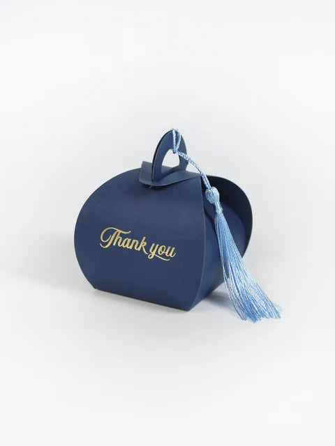 Thank you，Bread box with tassel elegant candy box，Baby Shower Paper Chocolate BoxesPackage/Wedding Favours candy Boxes