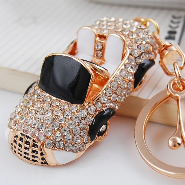 XDPQQ Hot-selling Small Commodity Car Hair Keychain Metal Korean Female Bag Pendant Keychain Ring