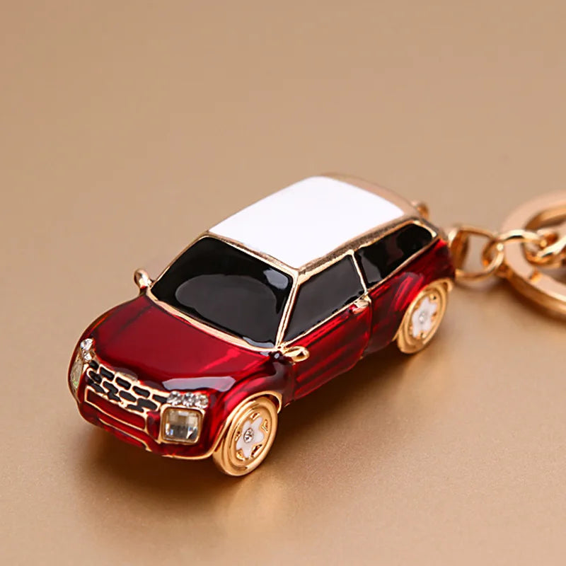 XDPQQ Hot-selling Small Commodity Car Hair Keychain Metal Korean Female Bag Pendant Keychain Ring