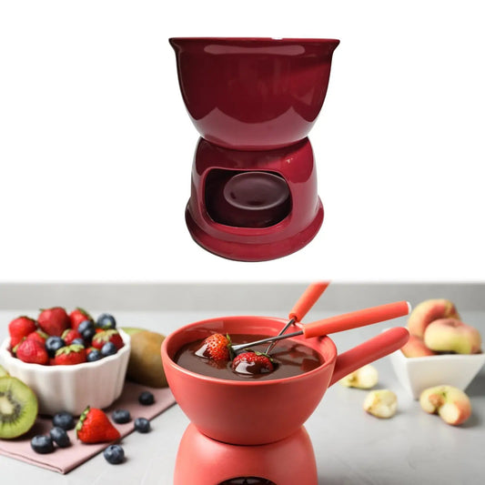 Chocolate Fondue Pot Dining Butter Melt Pot Chocolate Melter Pot Cheese Fondue