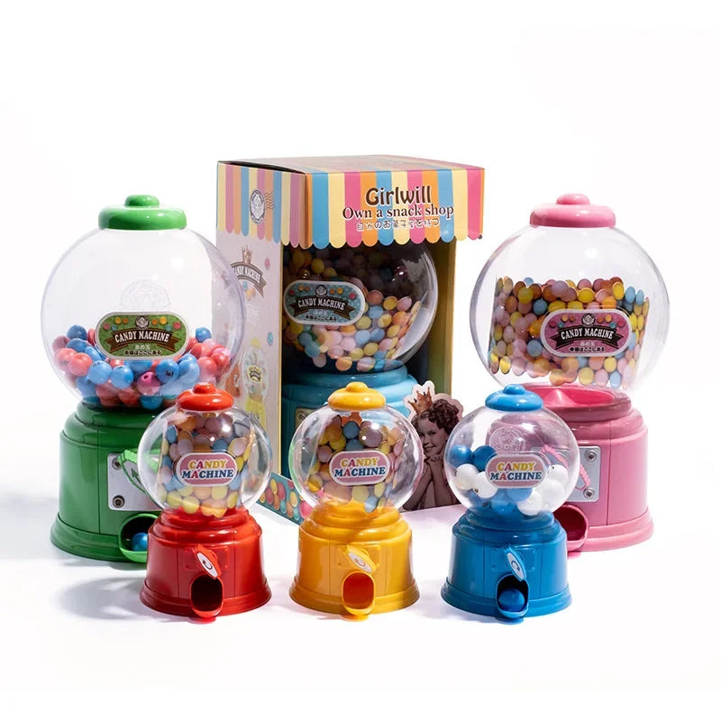 Candy Machine Girl Gumball Candies and Sweets Children Moneybox Creative Candy Dispenser Money Box Storage Box Toy Gift Ideas