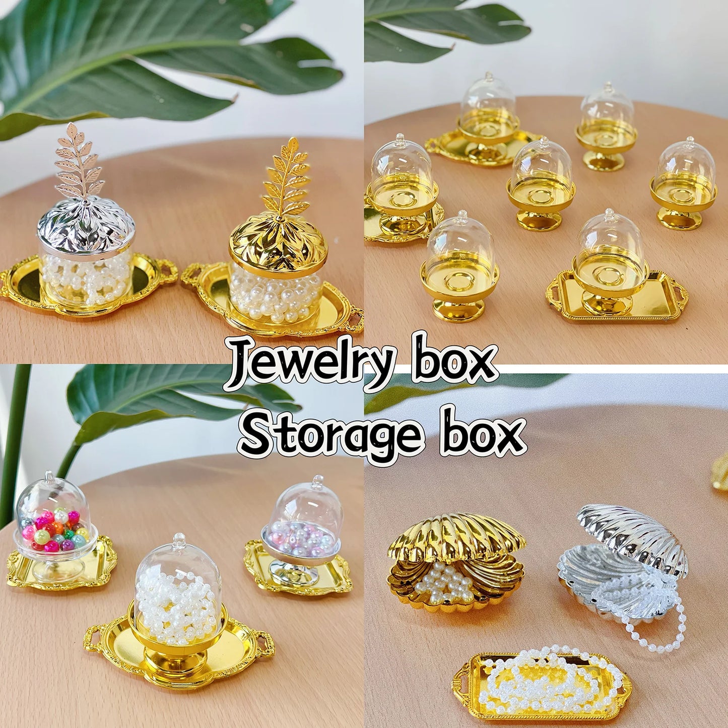 4/8pcs Snack Packaging Box Cupcake Container Plate Mini Transparent Candy  Box for Baby Shower Wedding Home Decoration