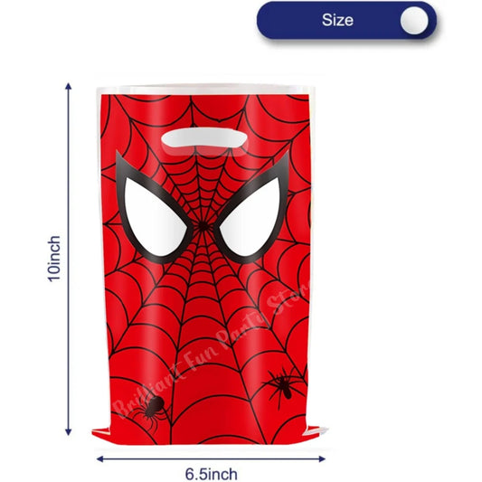 10/20/30pcs Candy Bags Gift Packing Bags Biscuit Spiderman Birthday Party Decorations Gift Candy Bag Baby Shower Party Supplies