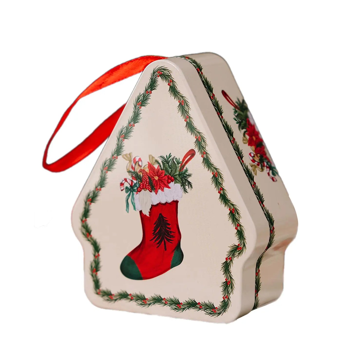 Christmas Candy Box Gifts Packaging Ornament Decorative Portable Goodies Bag