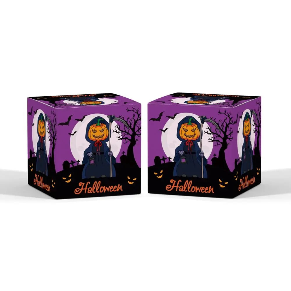 Pumpkin Printed Halloween Gift Boxes Gifts Packaging Party Decor Favours Sweet Biscuit Candy Box Festive Supplies DIY Cookie Box