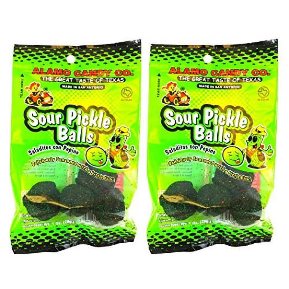 Sour Pickle Balls, 1 Oz (Pack of 2)